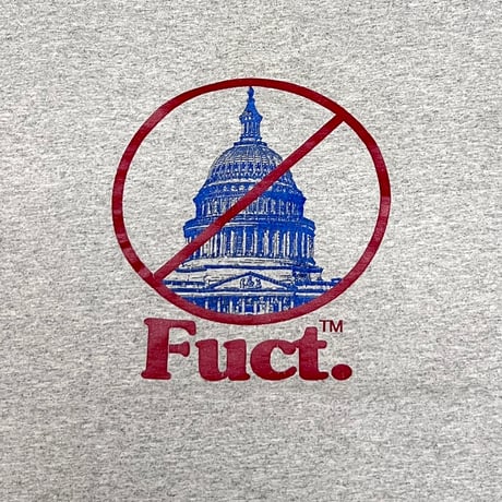 【USED】00's FUCT Fight the rich not their wars. T-SHIRT
