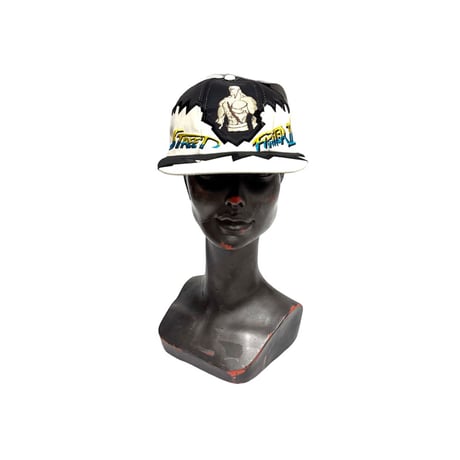 【DEAD STOCK】1996 VEGA × Street Fighter II “Sagat” Snapback Cap Made for Italy