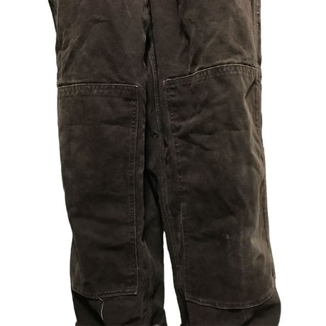 【USED】CARHARTT OVERALL BROWN