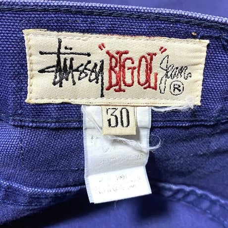 【USED】90'S STUSSY "BIG OL" DUCK WORK PANTS