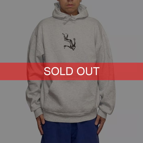 【USED】90's VOLCOM Falling Creatures Graphic Hoodie