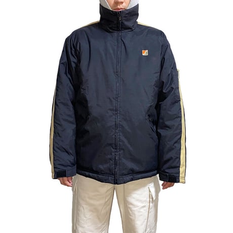 【USED】90'S-00'S STUSSY OUTDOOR PADDED NYLON JACKET BLACK