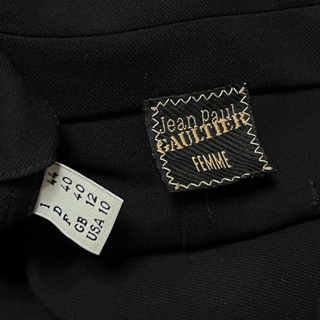 【USED】00's Jean Paul GAULTIER FEMME DOUBLE BREASTED JACKET BODY SUIT