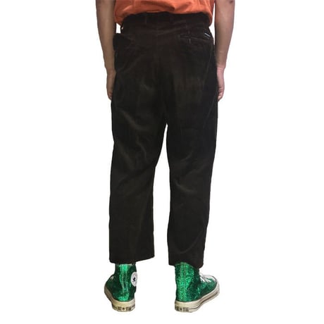 【USED】BURBERRY LONDON CORDUROY CROPPED PANTS