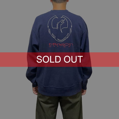 【USED】90'S DRAGON OPTICAL SWEATSHIRT