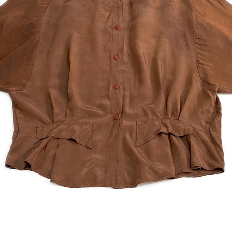 【USED】80'S-90'S ARC EN CIEL DEFORMATION BLOUSE MADE IN FRANCE