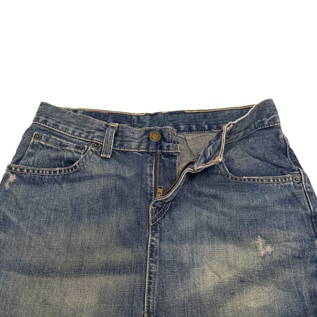 【USED】00's EURO Levi's CENTER SLIT DENIM SKIRT