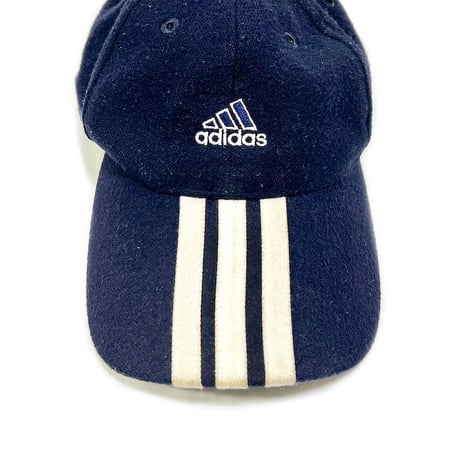 【USED】90'S-00'S ADIDAS WOOL(?) 3-STRIPES CAP