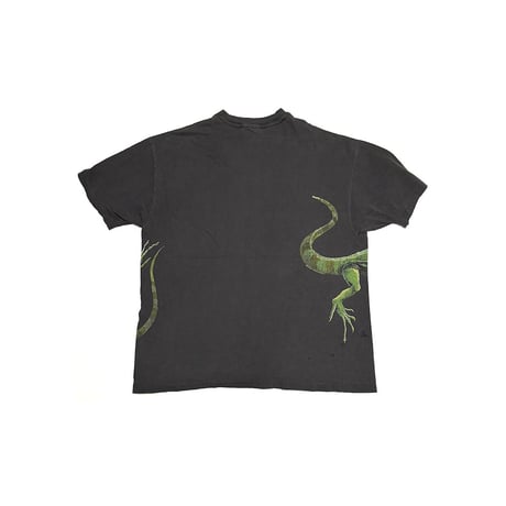 【USED】90's San Diego Zoo GREEN IGUANAS T-SHIRT