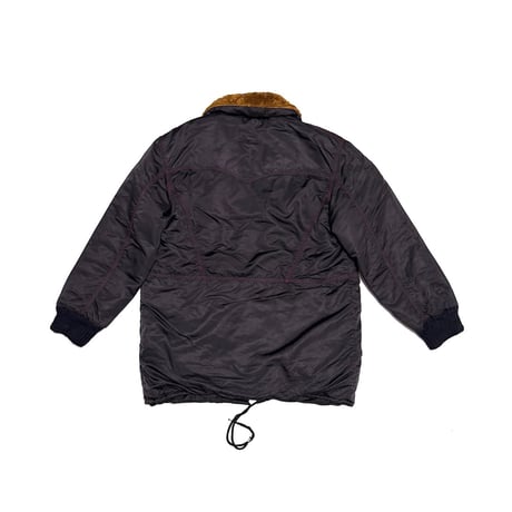 【USED】90's-00's Gaultier Jeans Red Stitch Boa Collar Nylon Jacket