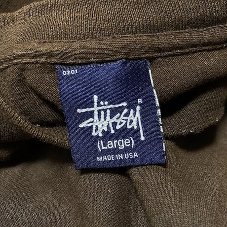 【USED】90'S STUSSY ANTHRAX-ISH LOGO T-SHIRT