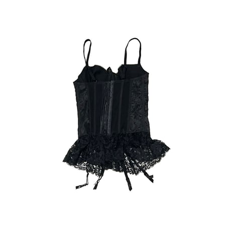 【USED】00's HANKY PANKY CORSET BUSTIER