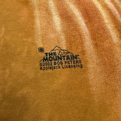 【USED】00's THE MOUNTAIN Triple Horse Tie-Dye Long Sleeve T-Shirt