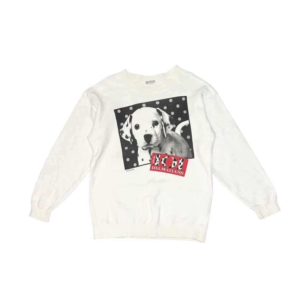 USED】90's DISNEY 101 DALMATIANS SWEATSHIRT | K USED】90's DISNEY 101 DALMATIANS SWEATSHIRT | K