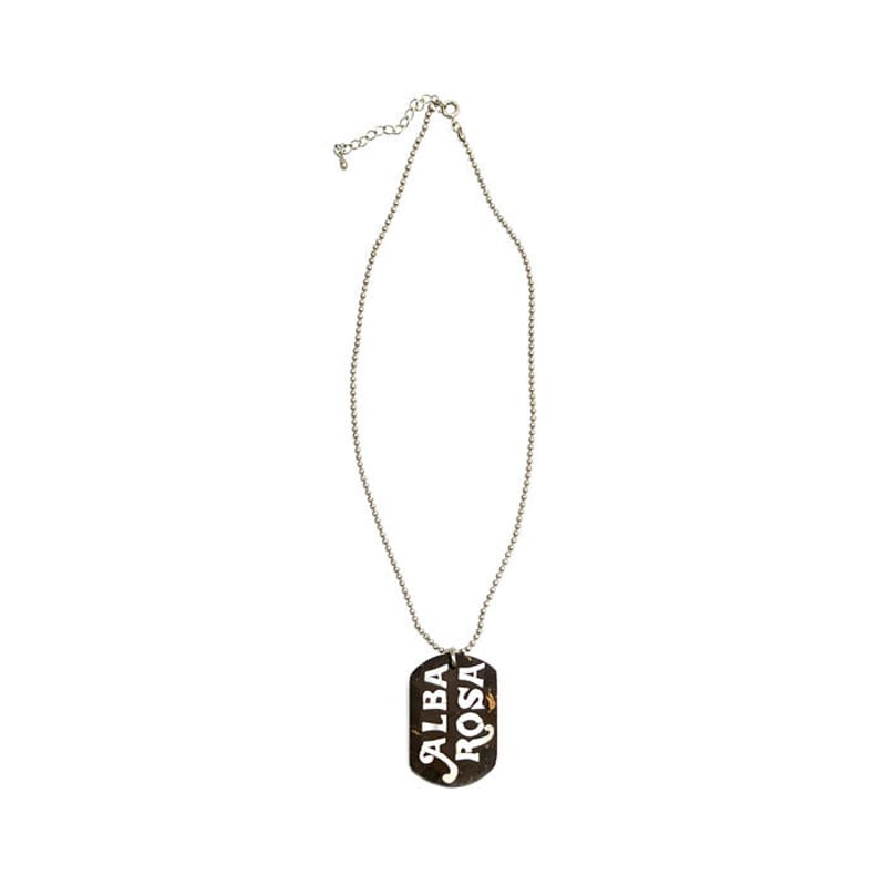 USED】00'S ALBA ROSA HIBISCUS NECKLACE WOOD & S USED】00'S ALBA ROSA HIBISCUS NECKLACE WOOD & S