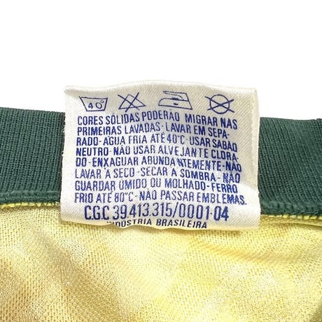 【USED】UMBRO 92-93 BRAZIL NATIONAL FOOTBALL TEAM HOME SHIRT