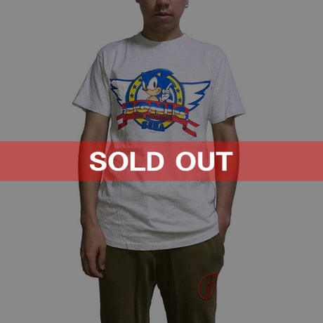 【USED】90'S SONIC THE HEDGEHOG T-SHIRT