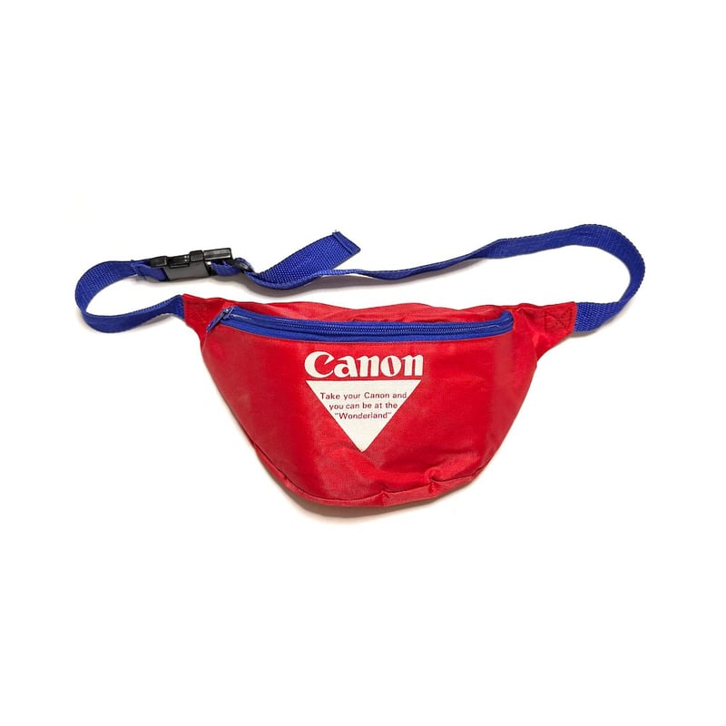 USED】90's Canon Logo Nylon Waist Bag | KONBINI