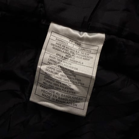 【USED】00's NIKE GLOBAL ATHLETIC PERFORNABCE PADDED JACKET