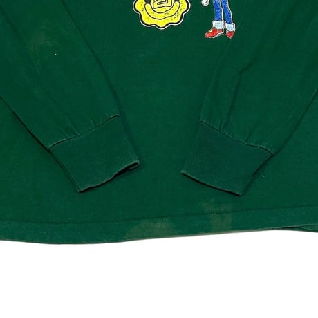 【USED】90'S ANARCHIC ADJUSTMENT "PULSE MAN" L/S T-SHIRT GREEN