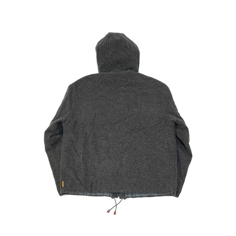 USED】90'S-00'S ARMANI JEANS FLEECE WOOL HOODED