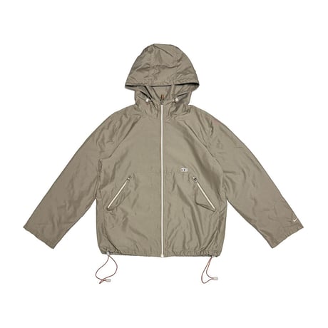 【USED】00's NIKE Technical Hood Jacket Taupe Grey