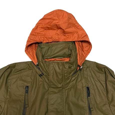 【USED】00's Marithe + Francois Girbaud PU COATED TRANSFORM JACKET SIZE:L