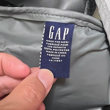 【USED】00's GAP KID'S PALE TONE BODY BAG