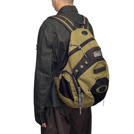 【USED】00's Oakley Tactical Field Gear Backpack "SI242-0" Olive/Black