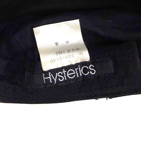 【USED】90's HYSTERICS Star Patch Leather Casquette