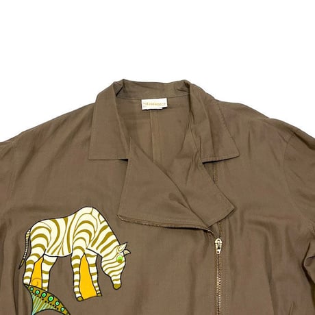 【USED】90'S STANNER ZEBRA(?) APPLIQUE JACKET MADE IN GERMANY