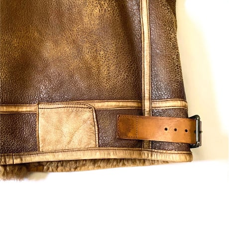 【USED】POLO RALPH LAUREN SHEARLING BOMBER JACKET