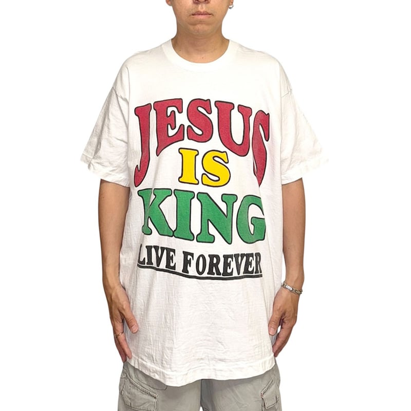 USED】90's JESUS IS KING LIVE FOREVER RASTER CO