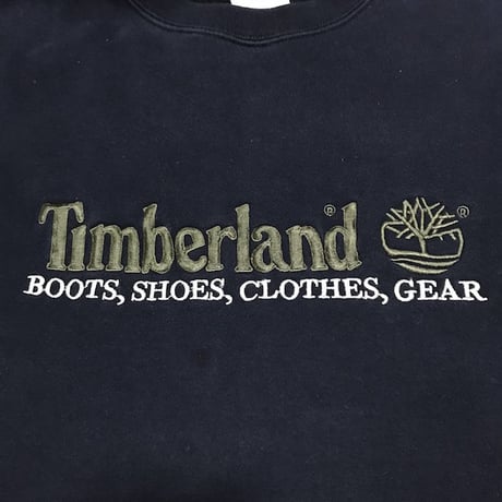 【USED】90'S TIMBERLAND EMBROIDERY LOGO SWEATSHIRT
