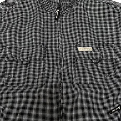 【USED】00's airwalk SQUARE LATTICE PATTERN LIGHT JACKET