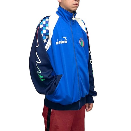 【USED】diadora 1990-92 ITALY SOCCER NATIONAL TEAM TRAINING JACKET