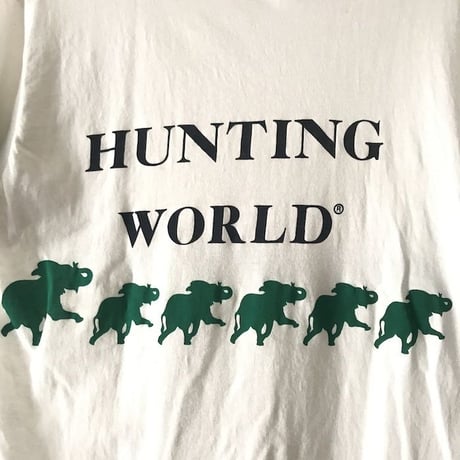 【USED】90'S HUNTING WORLD T-SHIRT