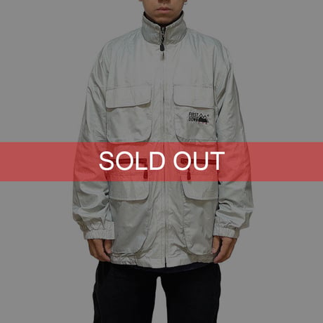 【USED】90'S-00'S FIRST DOWN RIPSTOP NYLON TACTICAL JACKET