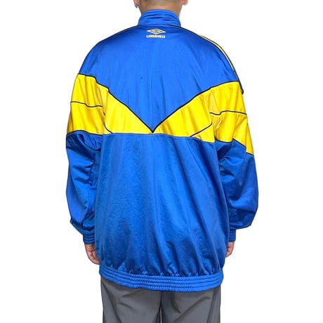 【USED】90's UMBRO TRACK JACKET UKRAINE COLOR