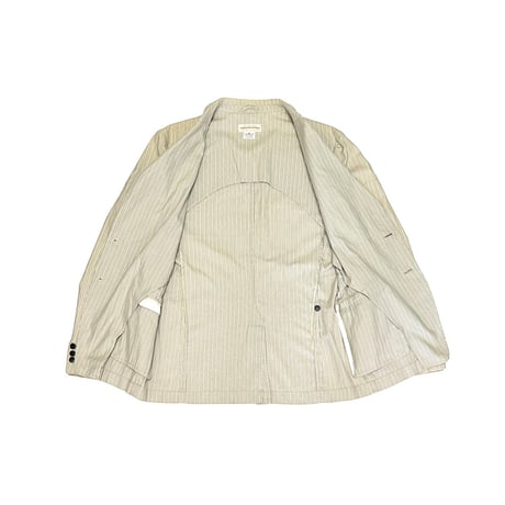 【USED】90's DRIES VAN NOTEN PEAKED LAPEL STRIPE JACKET