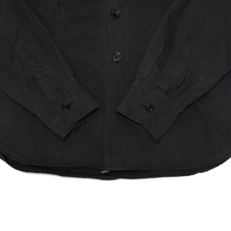 【USED】90's D&G DOLCE & GABBANA BLACK SHIRT