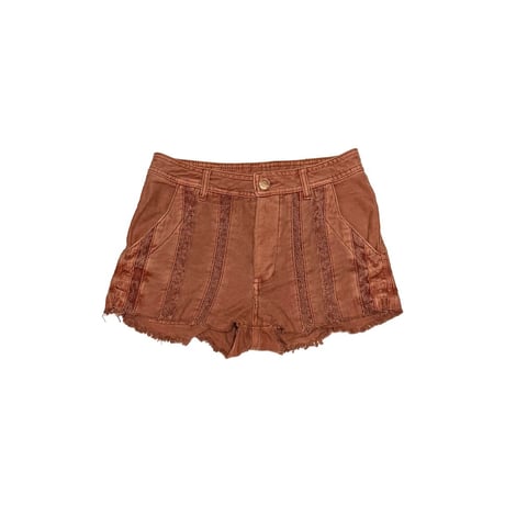 【USED】00's Free People GARMENT DYED SUMMER SHORTS