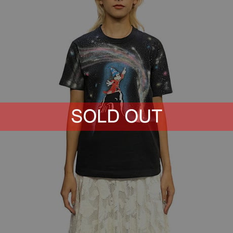 【USED】80'S-90'S DISNEY FANTASIA MICKEY MOUSE ALL OVER PRINT T-SHIRT