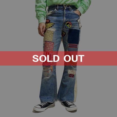 【USED】70'S LEVIS BIG "E" PATCHWORK JEANS