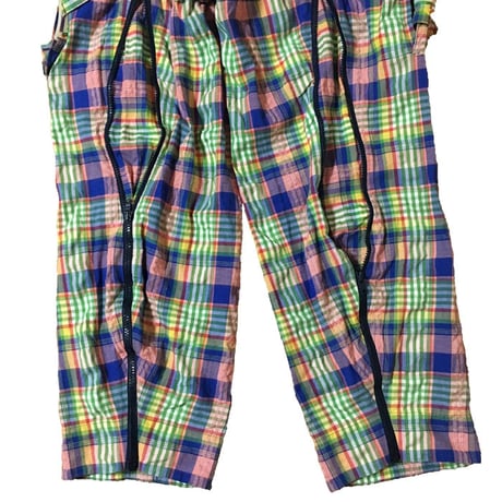 【USED】90'S VIVIENNE WESTWOOD HYPNOS CHECK BONDAGE TROUSERS