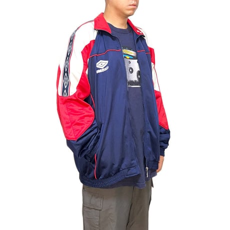 【USED】90'S UMBRO BIG LOGO TRACK JACKET