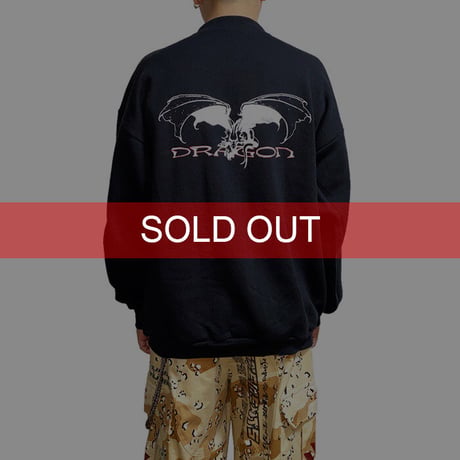 【DEAD STOCK】90'S-00'S DRAGON SWEATSHIRT
