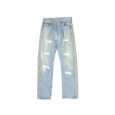 【USED】00'S WEBER CUSTOMIZED LEVI'S 501 JEANS