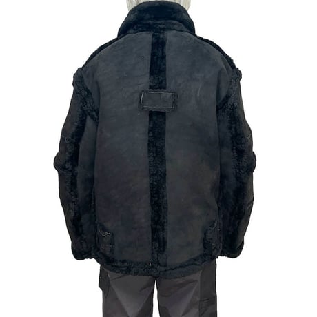 【USED】90'S GRIFFIN Laundry MOUTON BOMBER JACKET