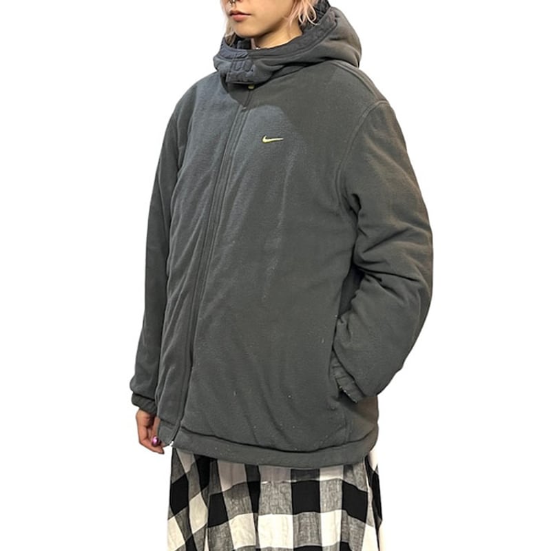 USED】00's NIKE REVERSIBLE PUFFER JACKET | KONBINI
